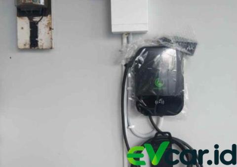 Pemasangan Charger Mobil Listrik + kWh Baru + Grounding #krmtj