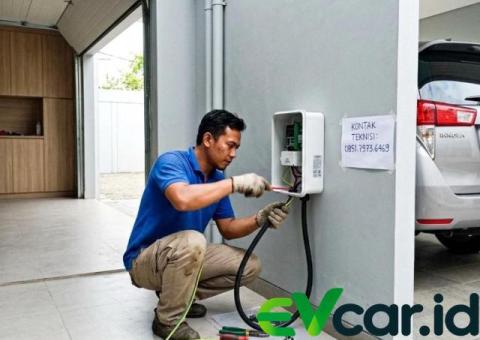 Pasang Home Charger Mobil Listrik + Grounding